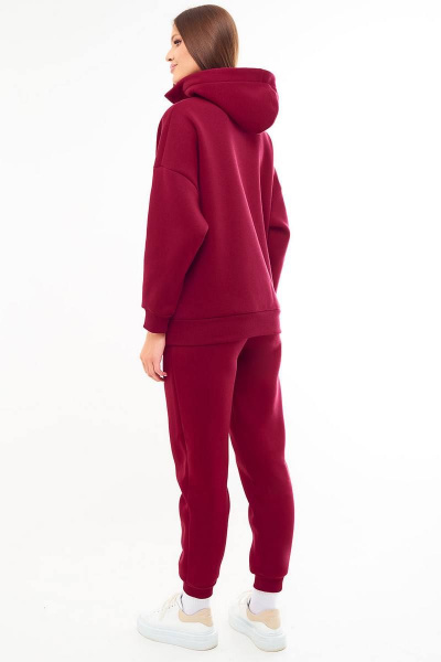 Костюм с капюшоном и брюки зауженные трикотаж демисезон GO F3034/12-01.164-170 - фото 3