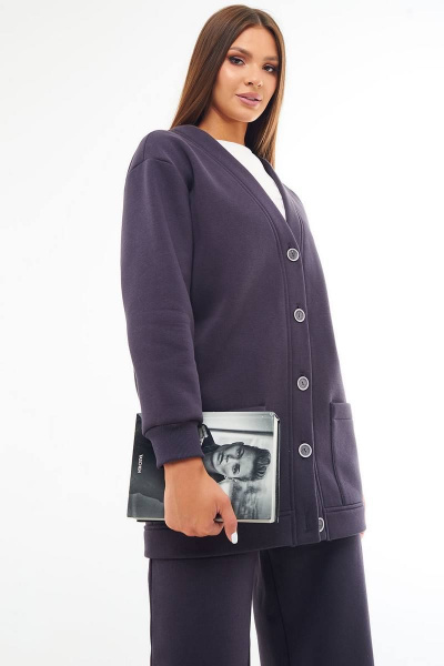 Деловой комплект брюки и кардиган из трикотажа GO F3052/30-03.170-176 - фото 5