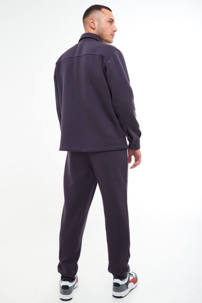 Мужской утепленный костюм с рубашкой на кнопках и брюками GO M3032/30-03.176-182 - фото 4