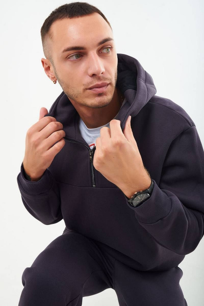 Спортивный мужской костюм в стиле athleasure с капюшоном GO M3034/30-03.182-188 - фото 5