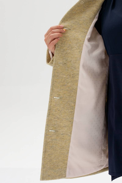 Пальто Bugalux 442 164-горчица - фото 2