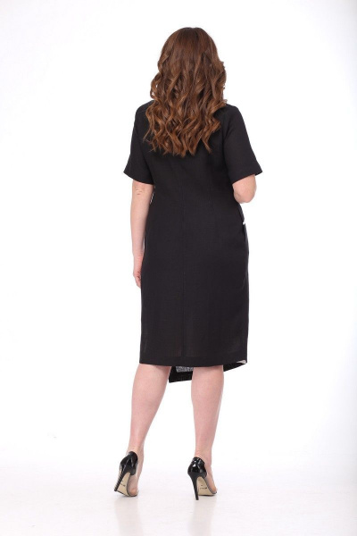 Платье MALI 419-025 черно-белое - фото 8