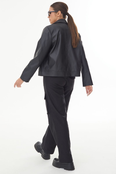 Ботфорты из экокожи с накладными карманами AURA otd 1067 черный - фото 3