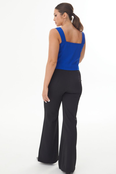 Брюки, жакет, топ AURA otd 9168 васильковый - фото 3