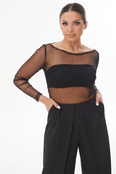 Майка, топ AURA otd 2110 черный - фото 2