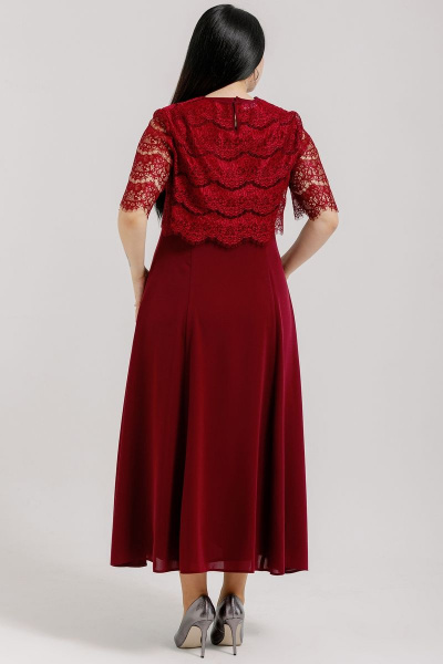 Платье MadameRita 5208 бордо - фото 3