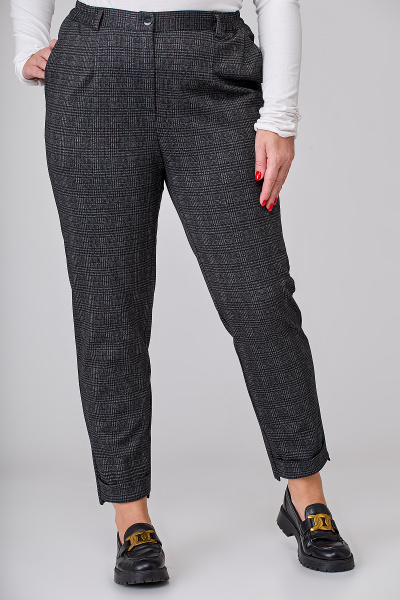 Деловые женские брюки из трикотажа с зауженным к низу кроем Algranda А3547-4-8-с - фото 1