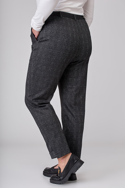 Деловые женские брюки из трикотажа с зауженным к низу кроем Algranda А3547-4-8-с - фото 4