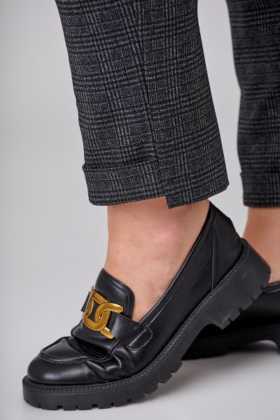 Деловые женские брюки из трикотажа с зауженным к низу кроем Algranda А3547-4-8-с - фото 6