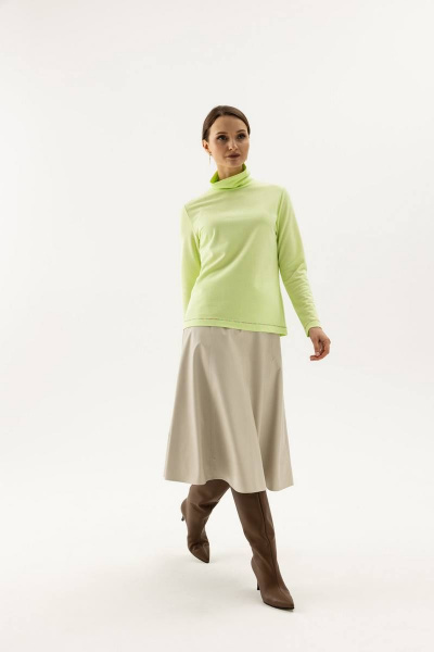 Экокожаная юбка-карандаш на подкладке и с застежкой сзади Femme & Devur 60235 1.2F(170) - фото 6