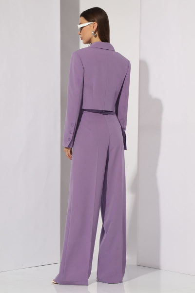 Демисезонный комплект из жакета и брюк из текстиля N.O.W. 1268 - фото 2