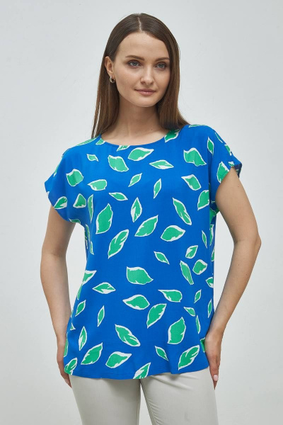 Летняя блуза мультиколор из вискозы Femme & Devur 70304 2.33F(170)- - фото 1