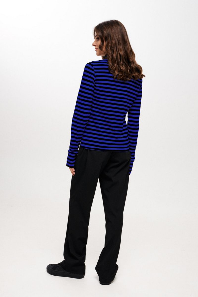 Джемпер ELLETTO 3681 черно-синий - фото 4