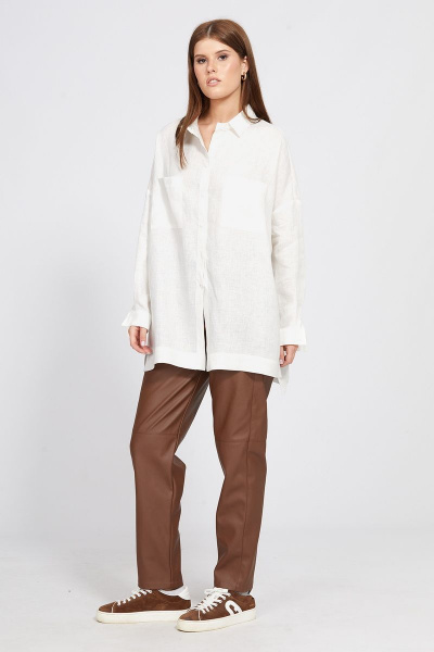 Брюки EOLA 2453 корица - фото 7