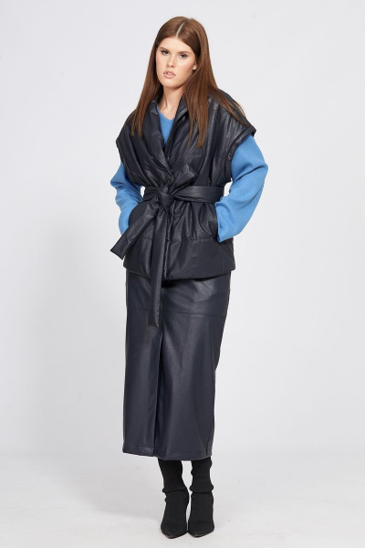 Жилет EOLA 2468 темно-синий - фото 9