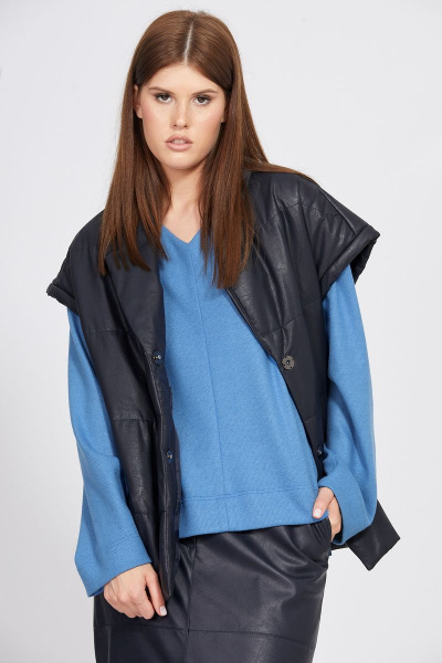 Жилет EOLA 2468 темно-синий - фото 7