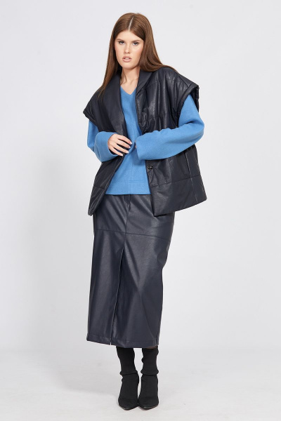 Жилет EOLA 2468 темно-синий - фото 4