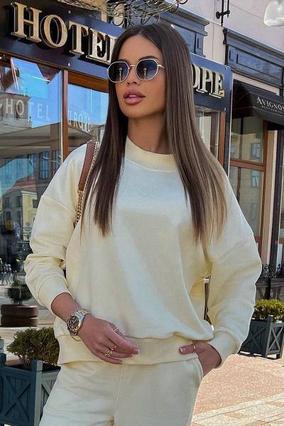 Спортивный свитшот с капюшоном и вышивкой для комфорта GO F4016/02-01.164-170 - фото 1