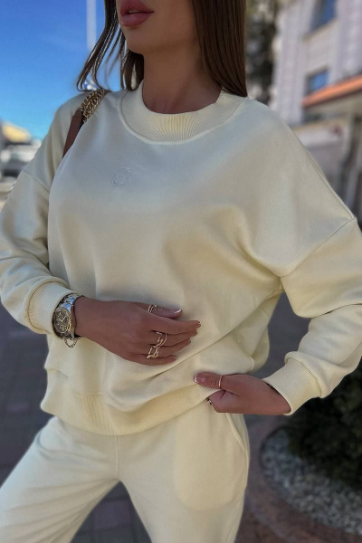 Спортивный свитшот с капюшоном и вышивкой для комфорта GO F4016/02-01.164-170 - фото 3