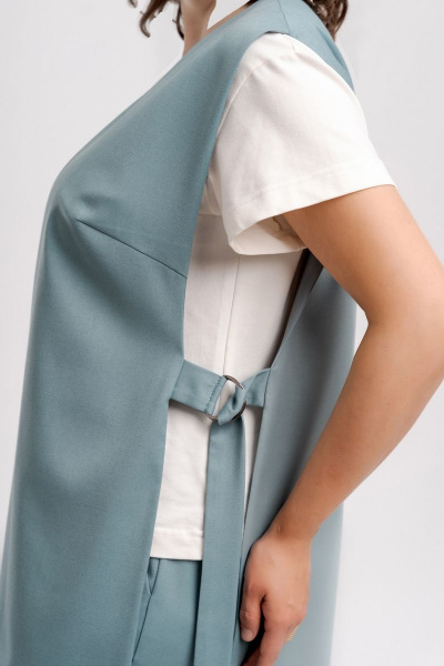 Комплект жилет и брюки с эластичным поясом и карманами Almirastyle 289 - фото 7