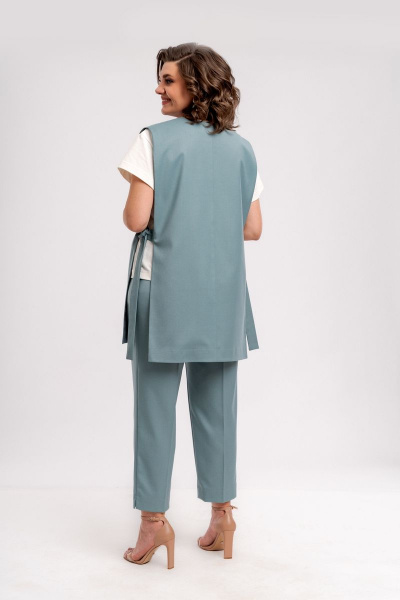 Комплект жилет и брюки с эластичным поясом и карманами Almirastyle 289 - фото 4