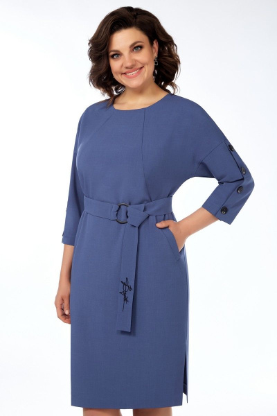 Платье БагираАнТа 888 синий - фото 2