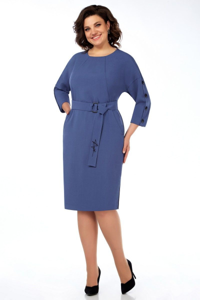 Платье БагираАнТа 888 синий - фото 1