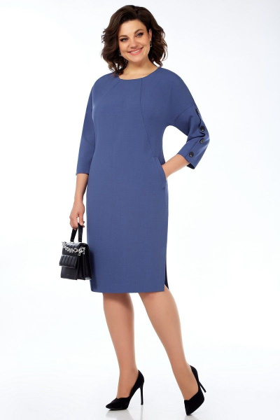 Платье БагираАнТа 888 синий - фото 5