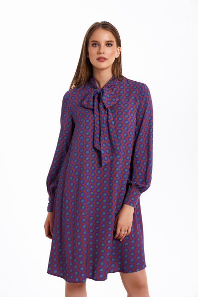 Платье KaVaRi 1052 терракотовый - фото 5