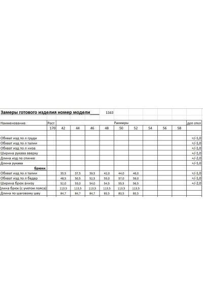 Брюки RINKA 1163 тёмно-синий - фото 3