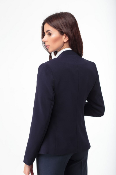 Жакет Anelli 248 темно-синий - фото 7