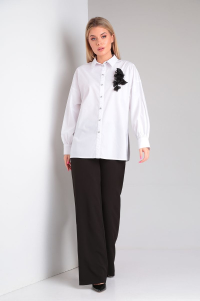 Рубашка DOGGI 0178 белый - фото 9