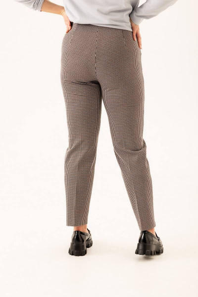 Брюки классические зауженные из трикотажа с высокой посадкой Femme & Devur 90020 1.32BF(164) - фото 5