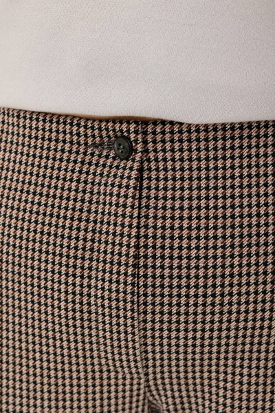 Брюки классические зауженные из трикотажа с высокой посадкой Femme & Devur 90020 1.32BF(164) - фото 3