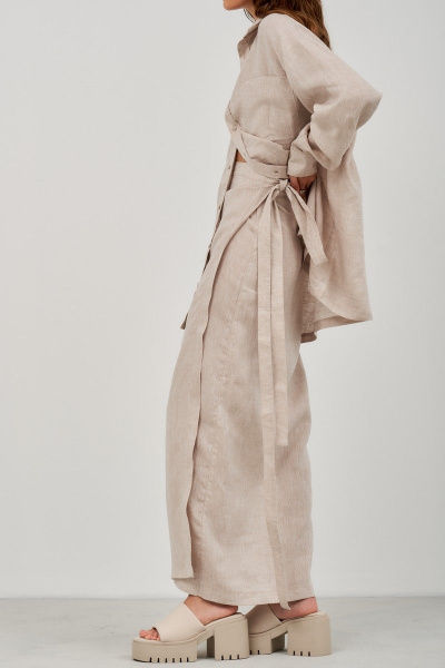 Блуза, юбка RAWR 441 бежевый - фото 7