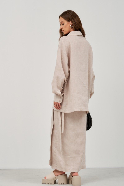 Блуза, юбка RAWR 441 бежевый - фото 5