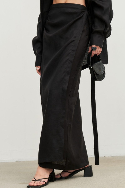 Блуза, юбка RAWR 441 черный - фото 7