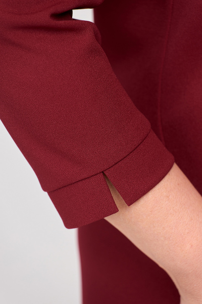 Платье приталенное А-силуэт с асимметричным подрезом Algranda А3948-1 - фото 4