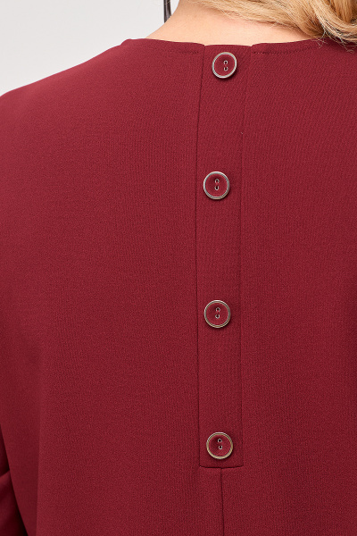 Платье приталенное А-силуэт с асимметричным подрезом Algranda А3948-1 - фото 6