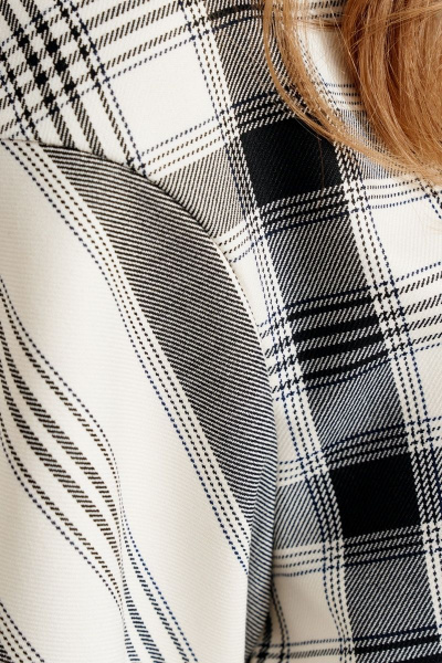 Платье делового стиля до середины колена с клеткой Morozov Amavie 1.1984_A1_Adri клетка+полоска - фото 6