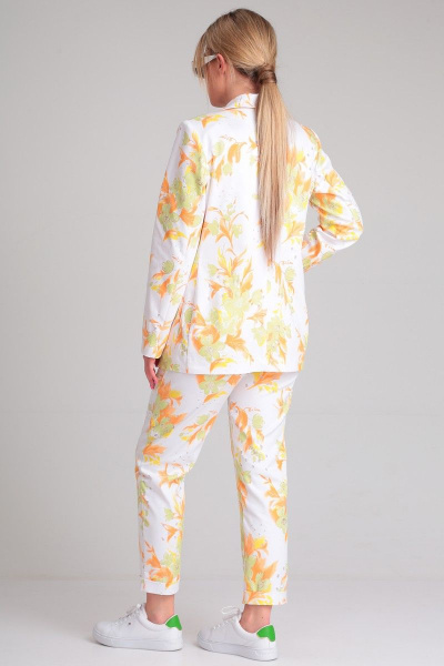 Джинсовый комплект из жакета и брюк с принтом Angelina & Сo 865 - фото 9