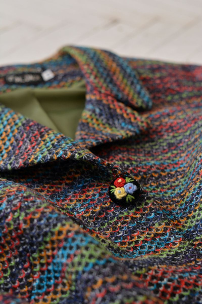 Жакет, юбка Мода Юрс 2489 слива - фото 4