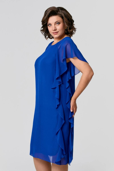 Платье IVA 1513 васильковый - фото 3