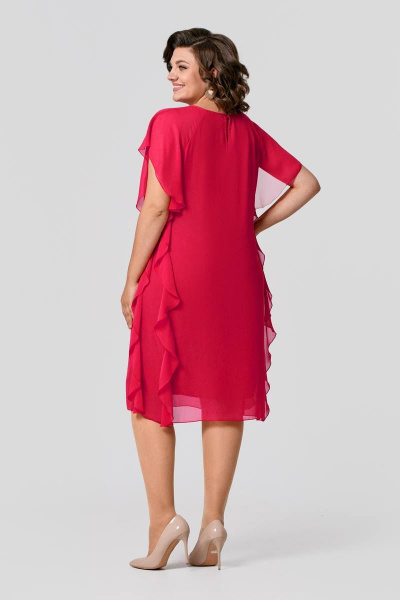 Платье IVA 1513 коралловый - фото 7