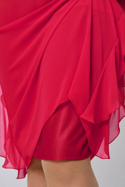 Платье IVA 1513 коралловый - фото 6