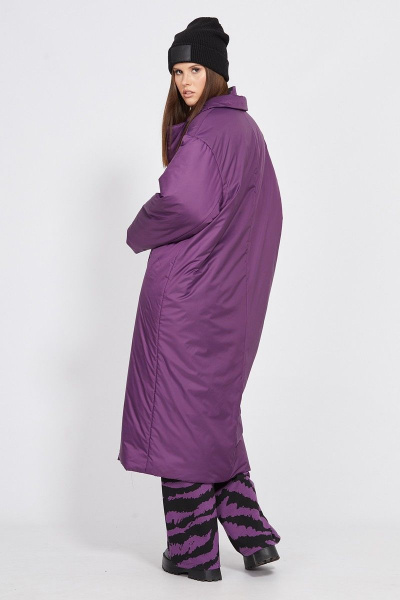 Пальто EOLA 2441 ежевика - фото 13