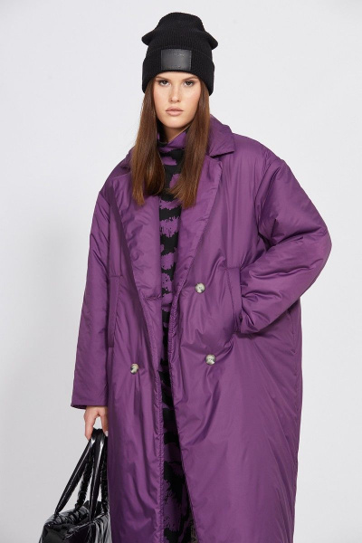 Пальто EOLA 2441 ежевика - фото 6