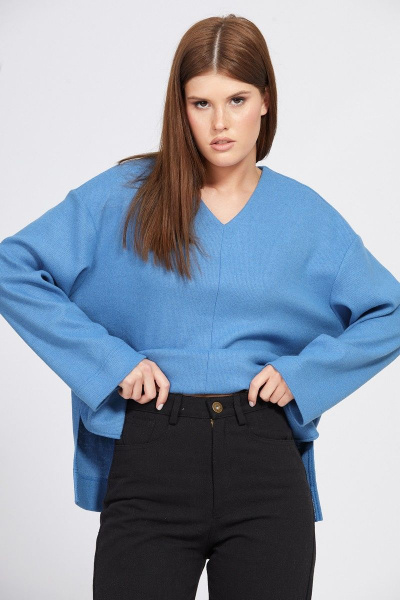 Джинсы зауженные с карманами и эластичным поясом EOLA 2478 черный - фото 15