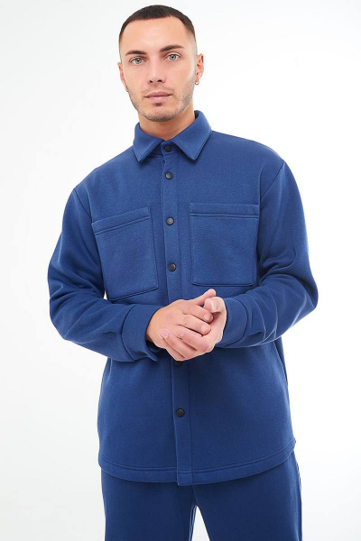 Костюм из трикотажа с рубашкой на кнопках GO M3032/20-01.182-188 - фото 7