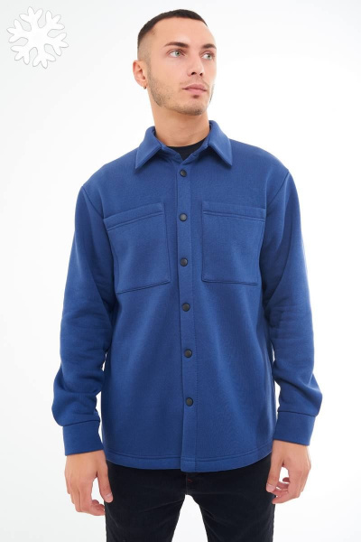 Мужская классическая рубашка из трикотажа GO M4032/20-01.176-182 - фото 1
